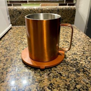 Poppy warming and self heating mug - copper color and never used!